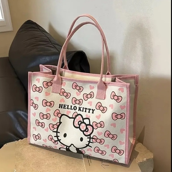 Hello Kitty Pink and Cream Tote Bag - Picture 2 of 5